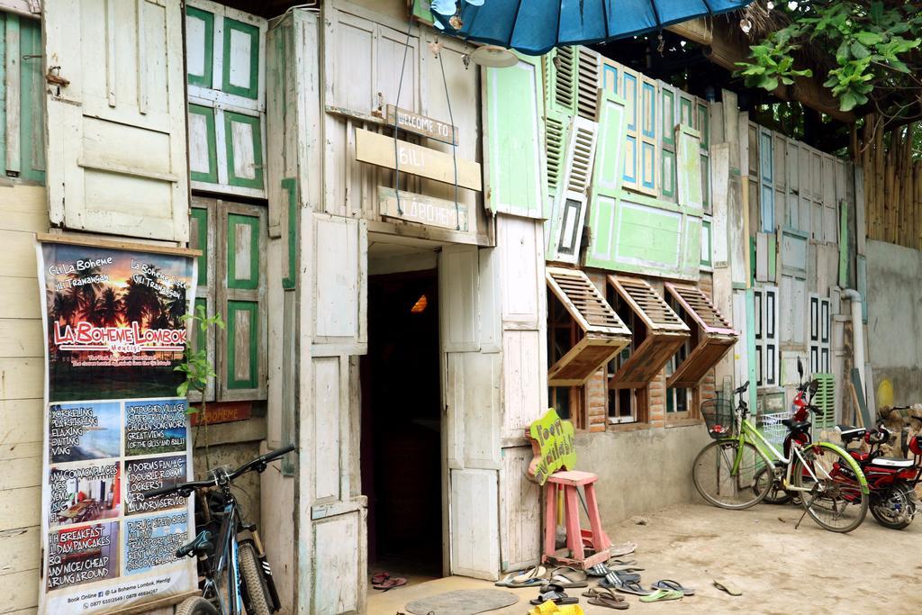 A Pousada Gili La Boheme Gili Trawangan Exterior foto